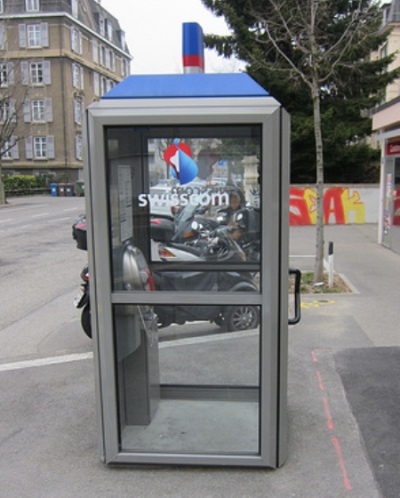 Cabina telefónica Suiza