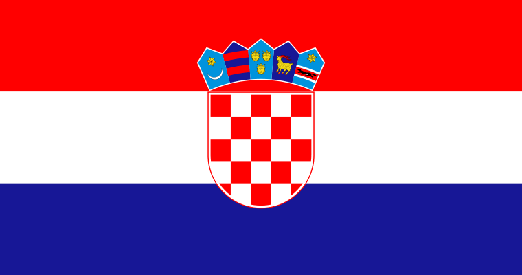 Bandera de Croacia